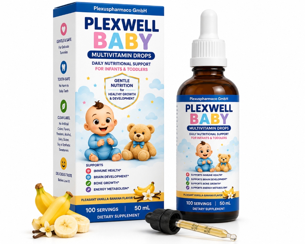 PLEXWELL NATURALS BABY MULTIVITAMIN DROPS