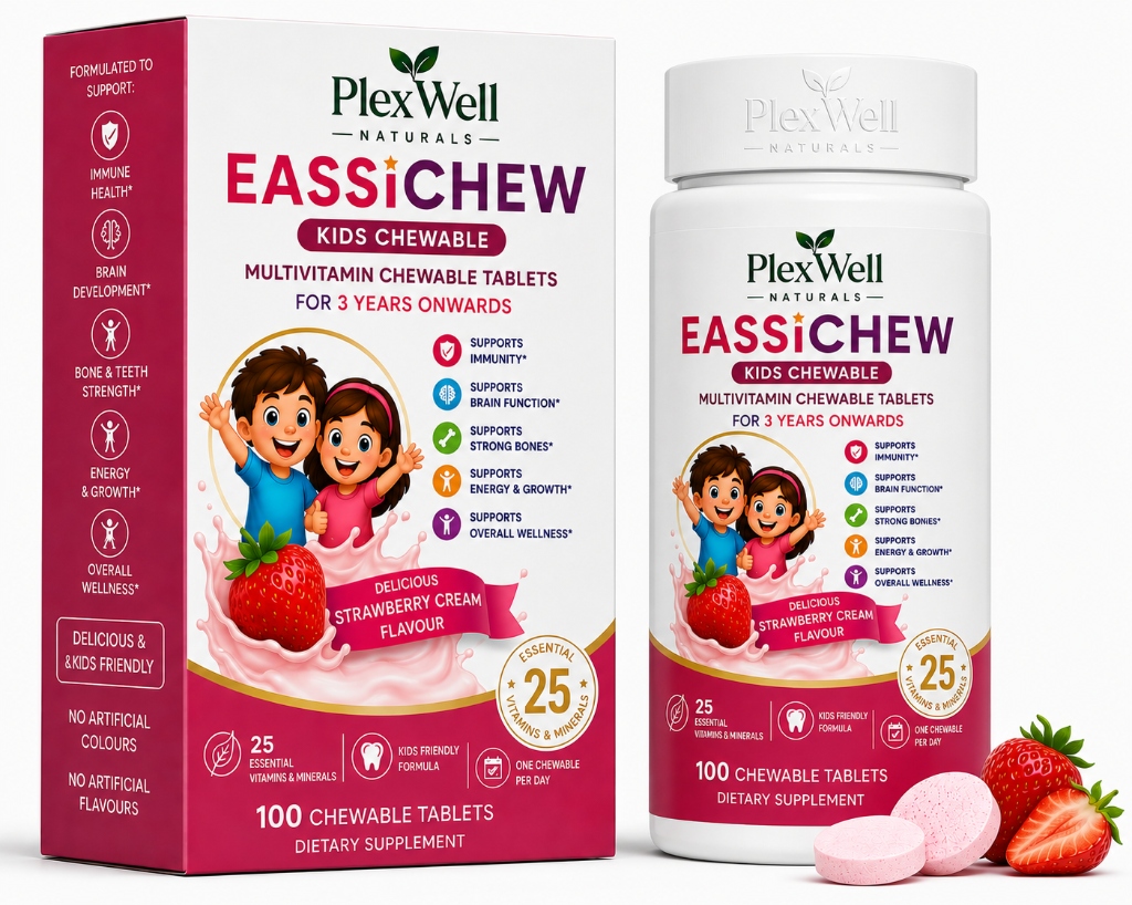 PLEXWELL NATURALS EASSiCHEW KIDS CHEWABLE MULTIVITAMIN TABLET