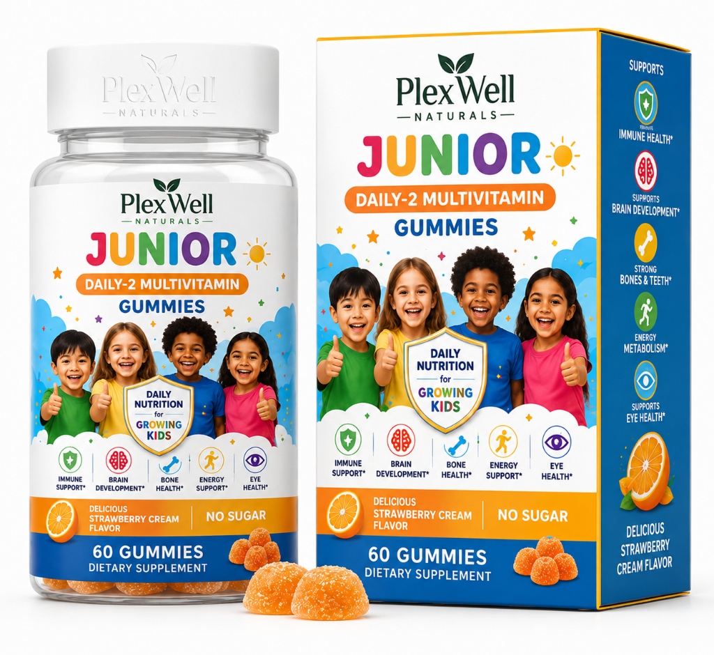 PLEXWELL NATURALS JUNIOR MULTIVITAMIN GUMMIES