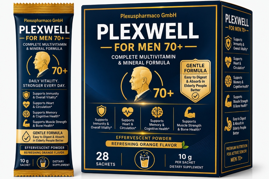 PLEXWELL NATURALS MEN 70+ MULTIVITAMIN